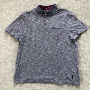 Ted Baker London Gray Polo Shirt